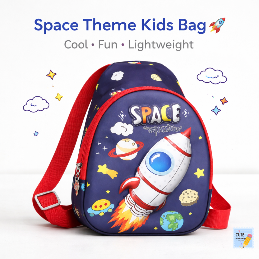 Kids Cartoon Shoulder Bag – Cute, Lightweight & Stylish