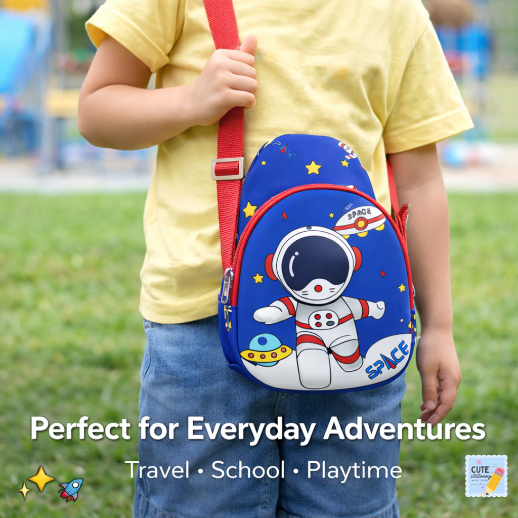 Kids Cartoon Shoulder Bag – Cute, Lightweight & Stylish