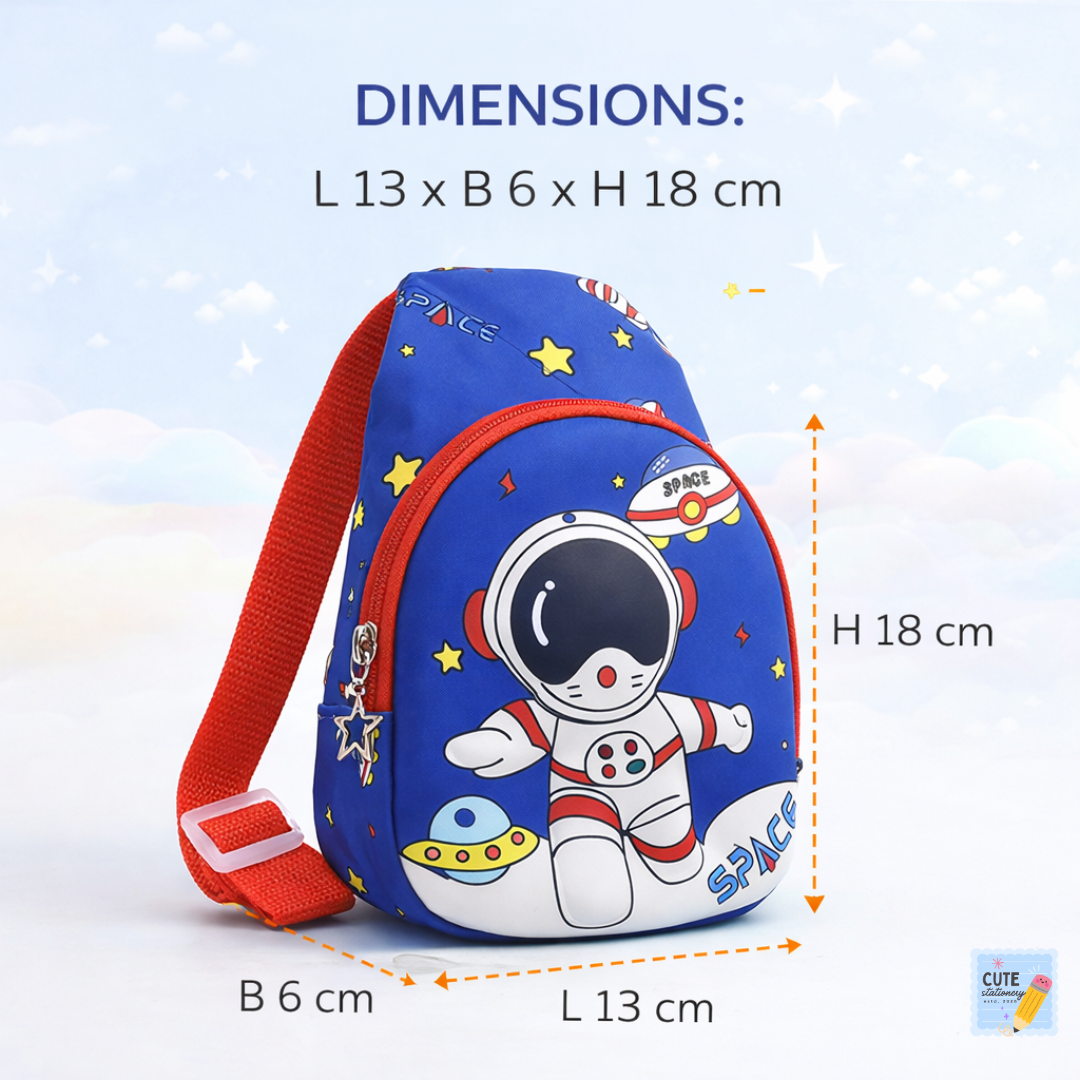 Kids Cartoon Shoulder Bag – Cute, Lightweight & Stylish