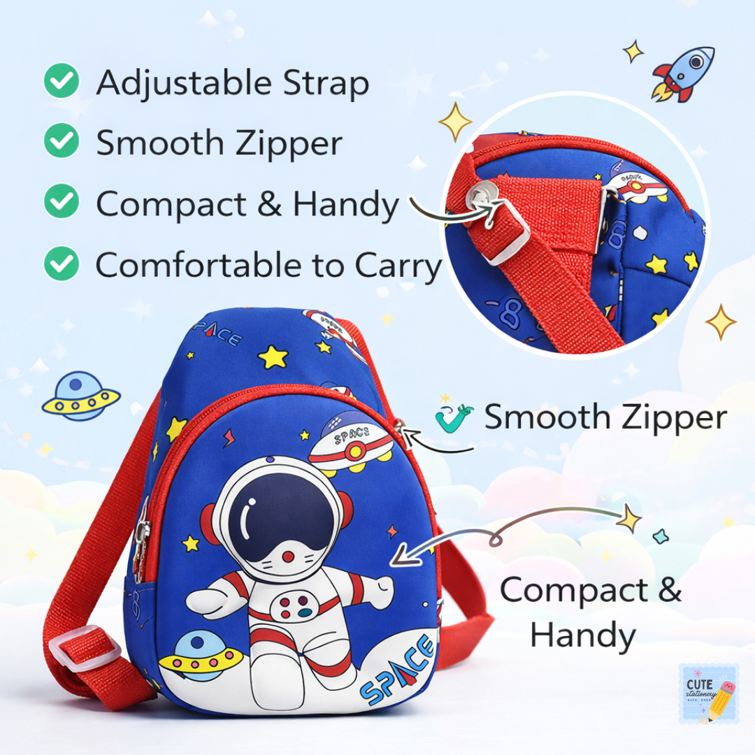 Kids Cartoon Shoulder Bag – Cute, Lightweight & Stylish