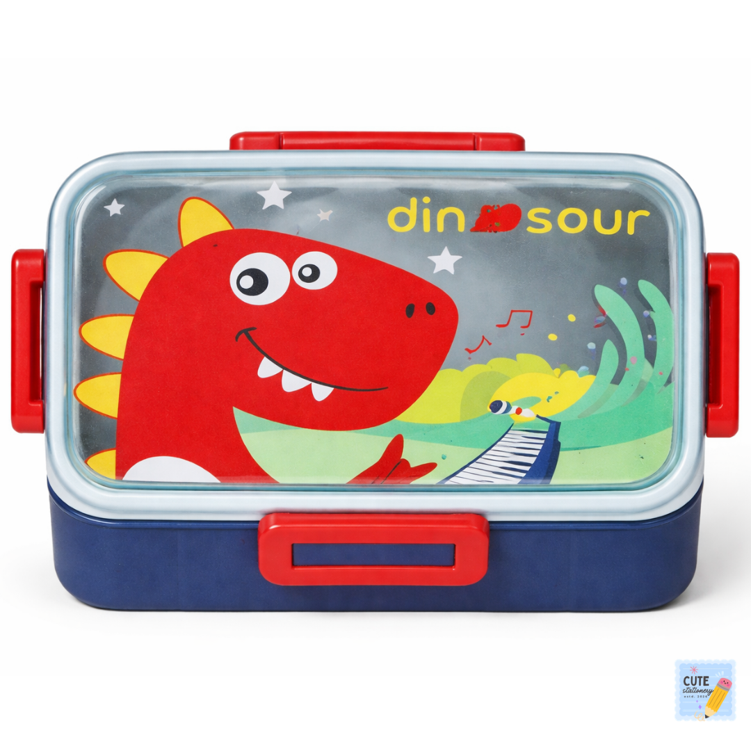 Stainless Steel Cartoon Lunch Box (Cute, Safe & Durable)
