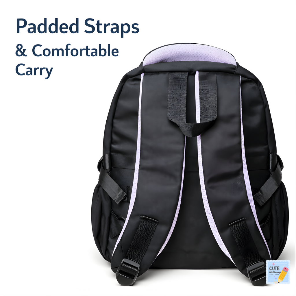 DDYINUO Cute Teddy Bear Backpack (Purple 18 Inches)