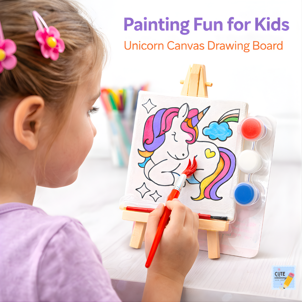 Unicorn Canvas Drawing Board (Pack Of 2)