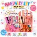 Unicorn Stationery Set – Cute & Compact (Pack Of 2)