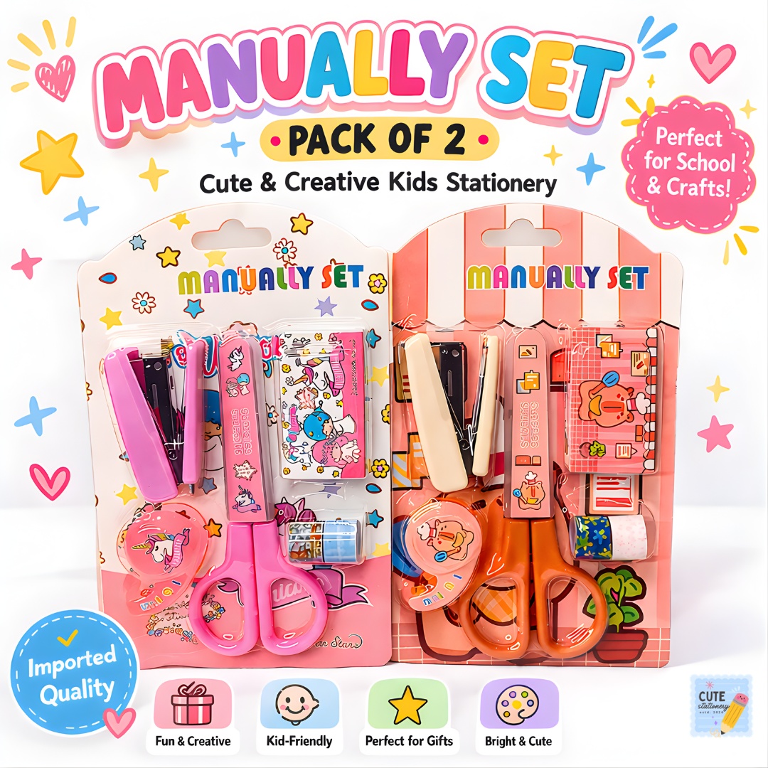 Unicorn Stationery Set – Cute & Compact (Pack Of 2)