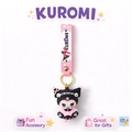 Cute Kuromi Keychain Fun Collectible for Girls