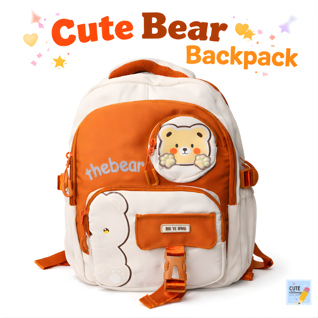 DDYINUO Cute Teddy Bear Backpack (Brown 18 Inches)
