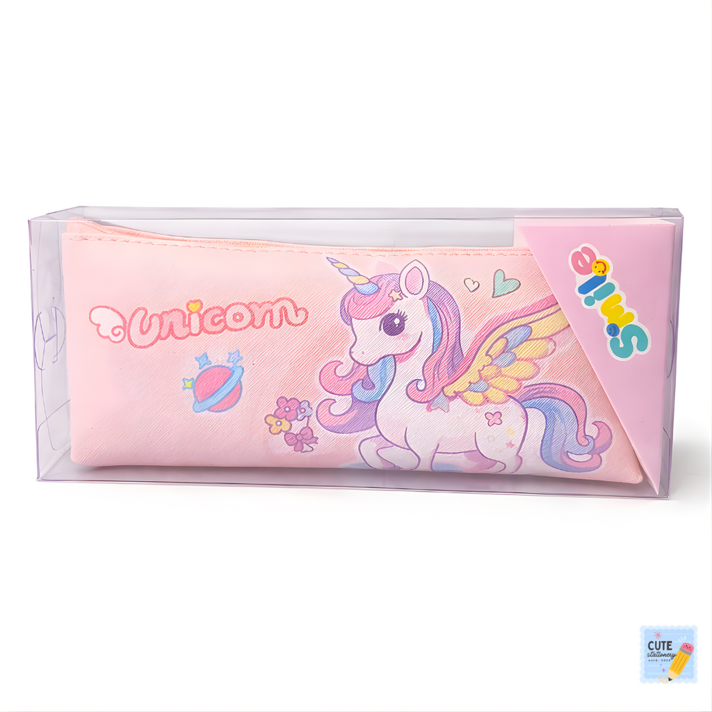 Cute Unicorn Theme Pencil Pouch Stylish & Multi Purpose