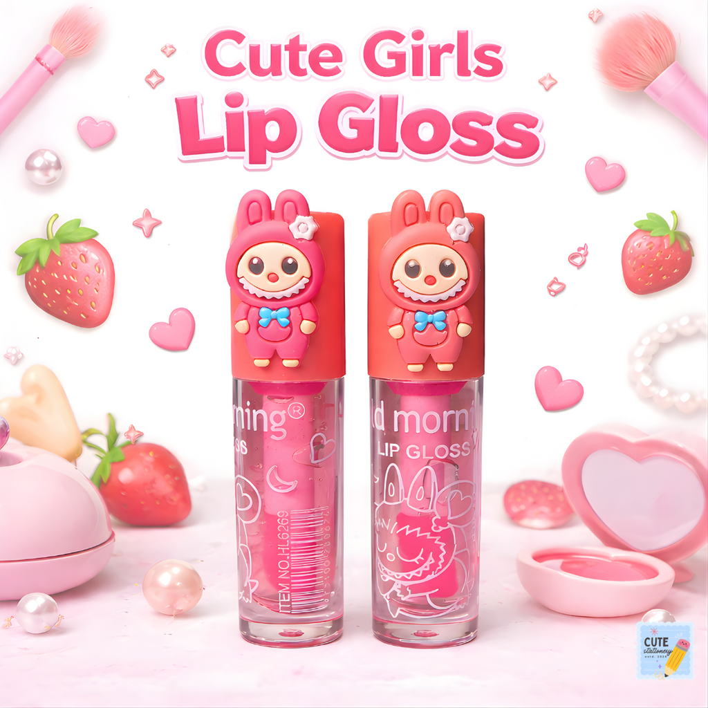 Labubu Lip Gloss (Pack of 2  for Everyday Use)