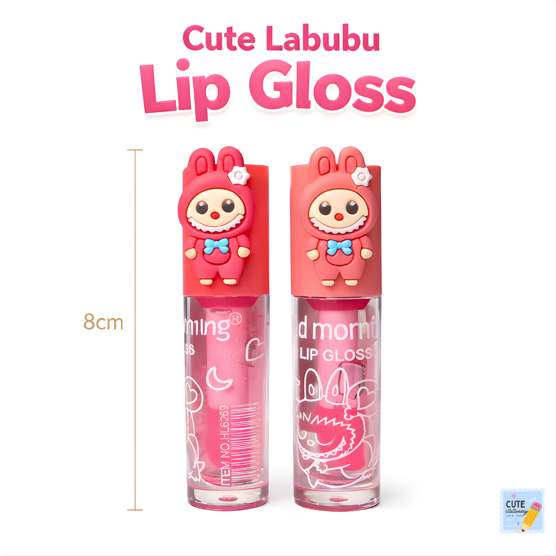 Labubu Lip Gloss (Pack of 2  for Everyday Use)