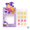 Girls Artificial Nails Art Kit - 12 PCS Stick-On Kids Nails (Multi-Color)