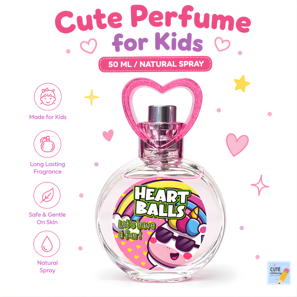 Kids Heart Balls Eau De Toilette Perfume – 50 ml (Pink)