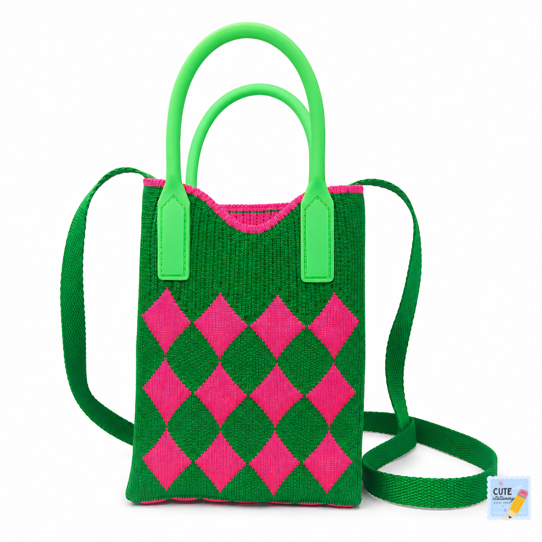Elegant Knitted Crossbody (Mobile Bag)