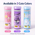 Cute Kuromi Cartoon HB Pencil Set – 30 PCS Set with Eraser