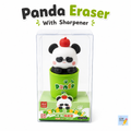 Panda Sharpener Eraser (Two tools in one cute design)