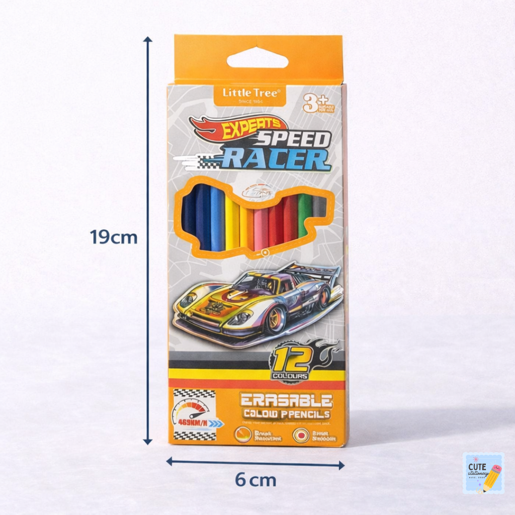 Speed Racer Erasable Color Pencils | Little Tree – Since 1994