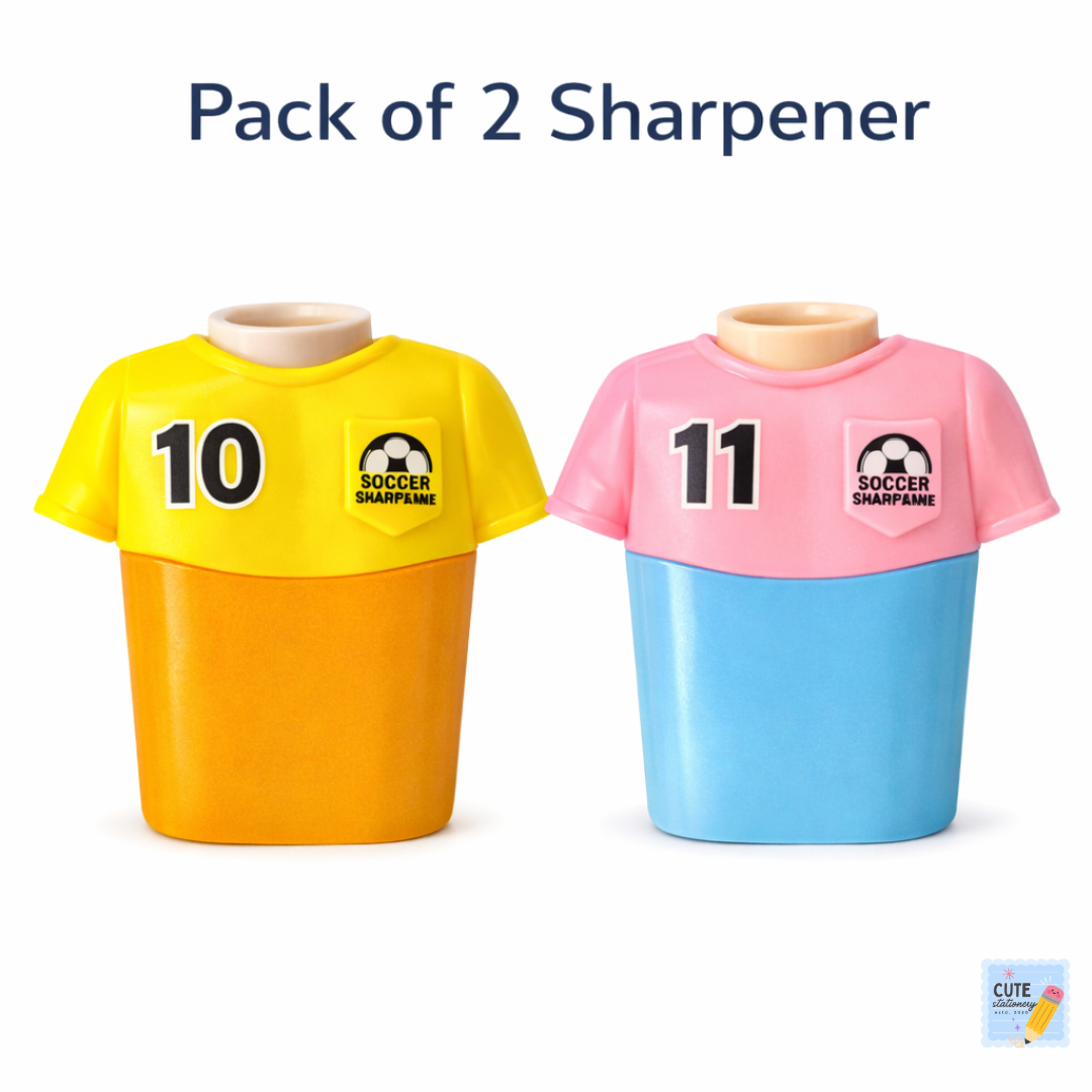 Football Jersey Pencil Sharpener (Pack of 2)