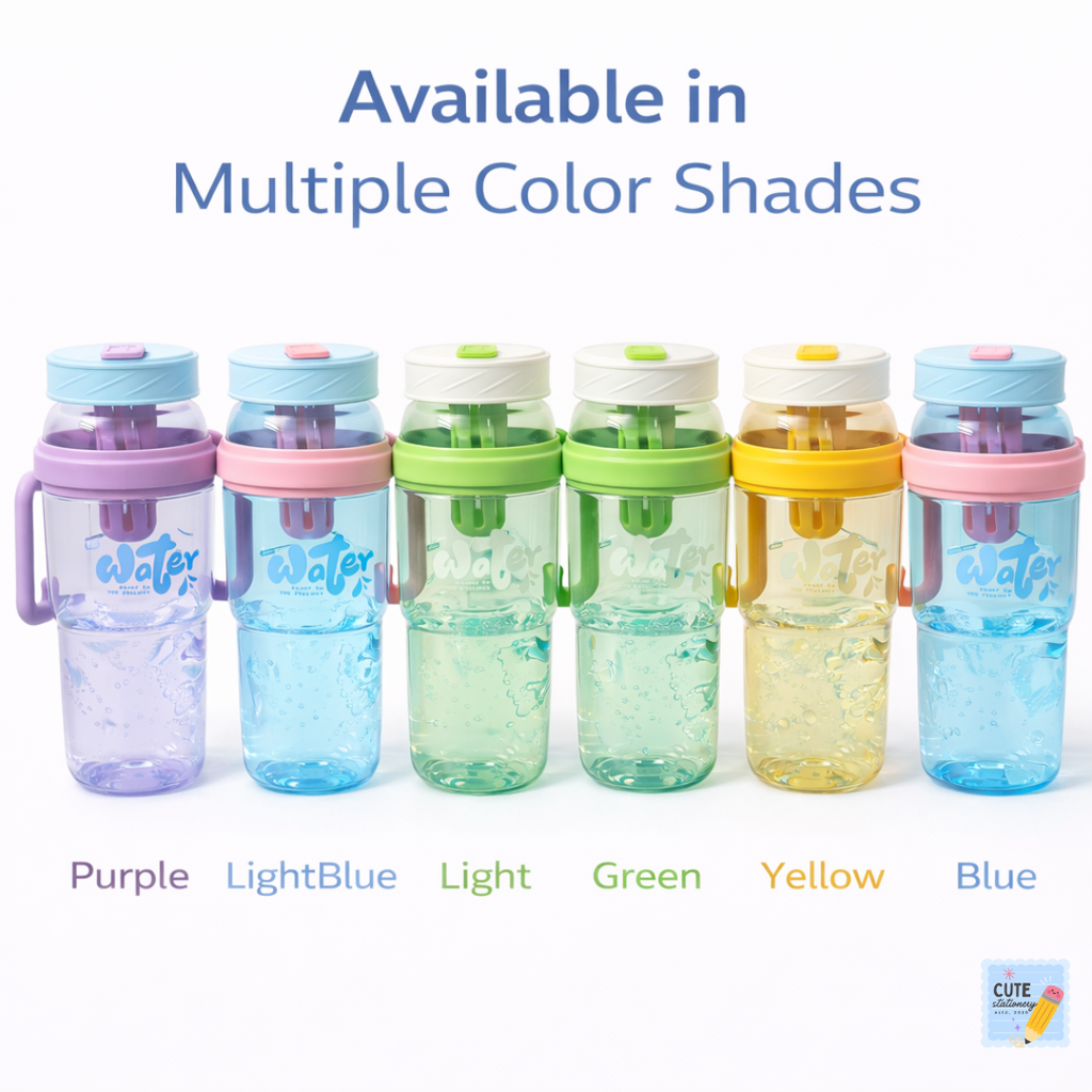 Unbreakable 700ML Sports Water Bottle with Handle (BPA Free)