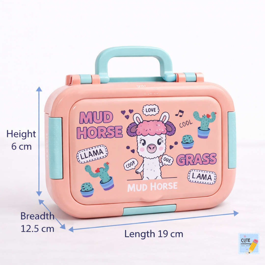 Kids Lunch Box Stainless Steel 3 Compartment | Leak-Proof Bento Tiffin | School, Picnic & Travel