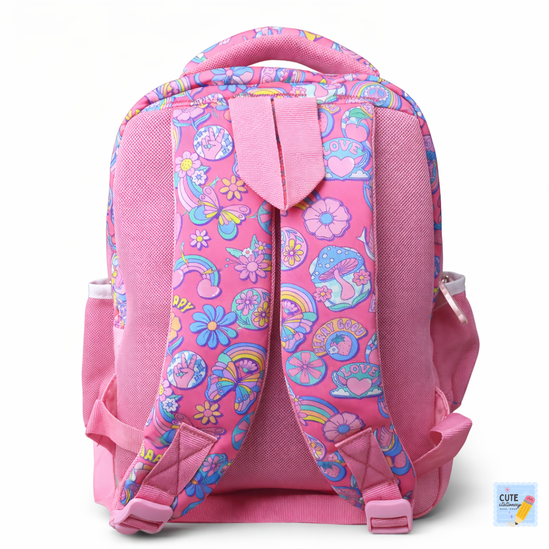 Mad Bee Kids Backpack (Pink 16 Inches) Best for 1st to 3rd Class Kids